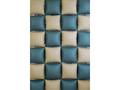 Balony foliowe Kwadraty beżowo-granatowe - 35 x 35 cm - 4 szt.