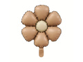 Balony foliowe Kwiaty brązowe - 50 cm - 3 szt.
