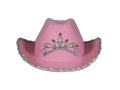 Pink cowboy hat with headband