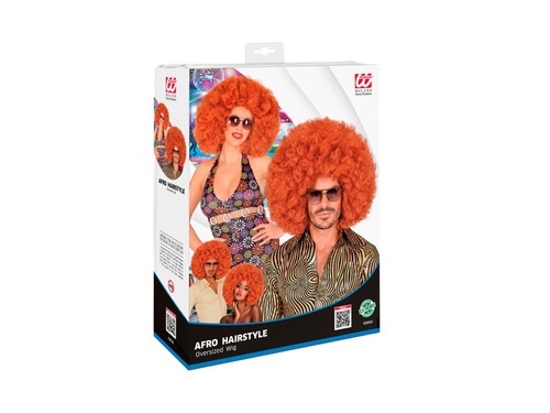 Ruda duża peruka afro