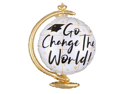 Change the World Globe Foil Balloon - 58 cm - 1 pc