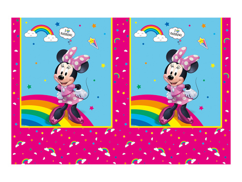 Obrus urodzinowy Myszka Minnie - 120 x 180 cm - 1 szt.