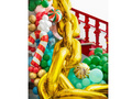 Balloon garland Christmas chain gold - 670 cm - 1 pcs.