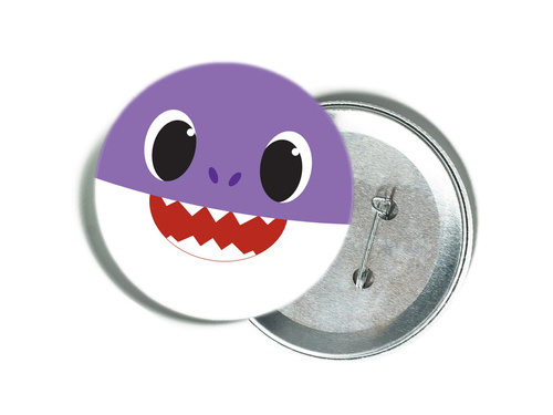 Small Shark pin - 1 piece.