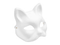 Maska papierowa biała Kot DIY - 10 szt.