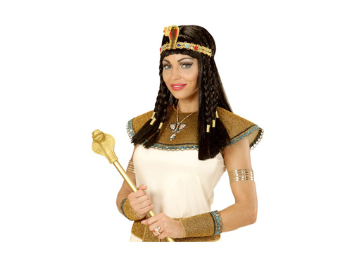 Luksusowa egipska opaska z wężem i klejnotami