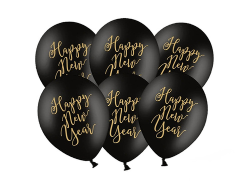 Happy New Year balloons - 30 cm - 50 pcs.