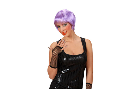 Liliowa peruka Rave Girl