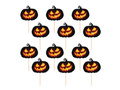 Cocktail sticks Creepy Pumpkin - 12 pc