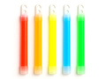 Świetliki łamane z zawieszką - fluorescencyjne - mix kolorów - 1 szt.