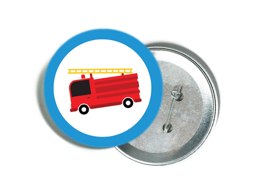 Pin cars - fire truck - 1 pcs.