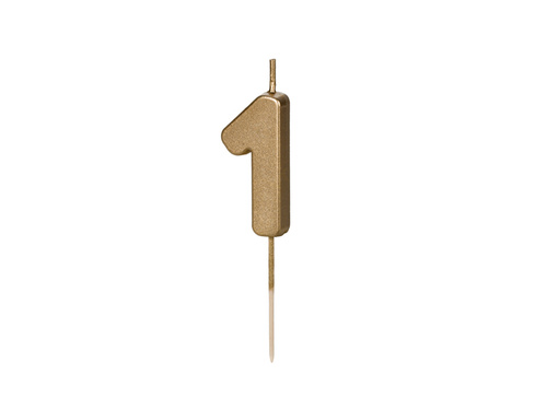 Gold Candle no 1 - 1 pc