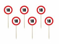 Piki Prohibition sign 18tka - 7 cm - 6 pcs.
