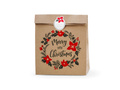 Torebka prezentowa Merry Little Christmas, kraft - 3 szt.