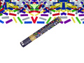 Shooting tube - metallic confetti - 40 cm - 1 pcs.