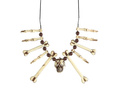 Silver skeleton Necklace