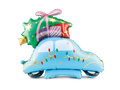 Standing foil balloon Christmas Car - 90 x 72 cm - 1 pc.