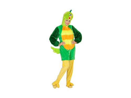 Pluszowy strój zielonego ptaka