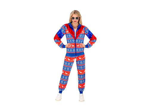 Strój Świąteczny Niebiesko-Czerwony - Dres