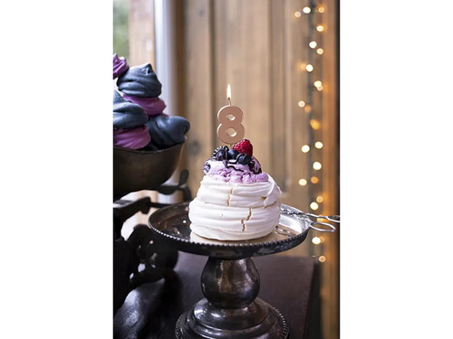Rose Gold Candle no 8 - 1 pc