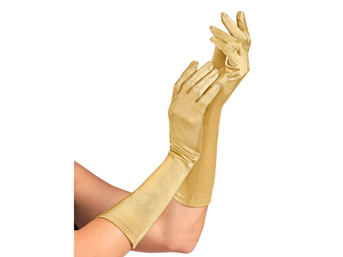 Pair of gold gloves - 40 cm