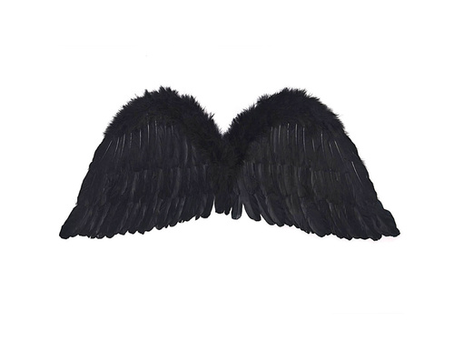 Wings of an angel black - 80 x 30 cm - 1 pcs.