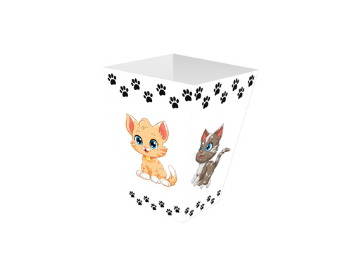 Cats popcorn boxes - 6 pcs.
