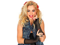 Pair of black gloves