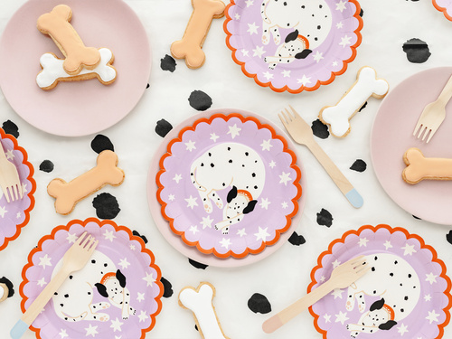 Paper plates Dog- 18 cm - 6 pcs
