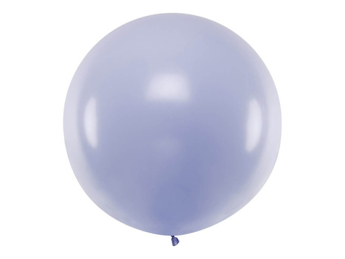 Balon olbrzym 1 m średnicy - pastelowy liliowy.