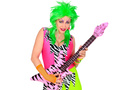 Pair of orange neon gloves