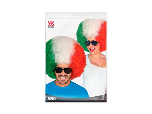 Peruka kręcona kibic - Włochy