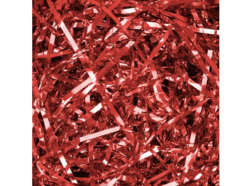 Red metallized gift filler - 30 g