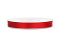 Satin ribbon, red, 6 mm / 25 m, 1 pc.