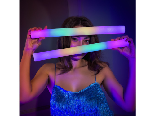 Pałka piankowa LED - 48 cm - 1 szt.