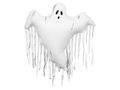 Balon foliowy Duch na Halloween - 93x86 cm - 1 szt.
