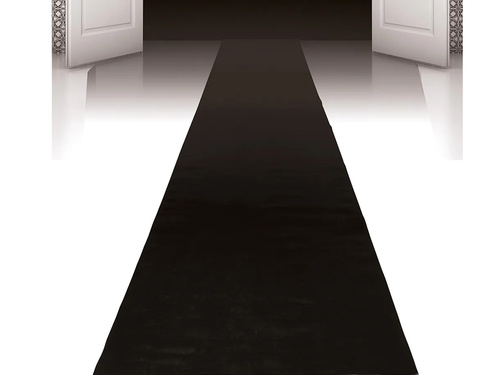 Black carpet 450 x 60 cm