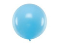Giant balloon 1 m in diameter - blue pastel.