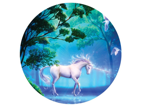 Decorative Unicorn cake wafer - 20 cm