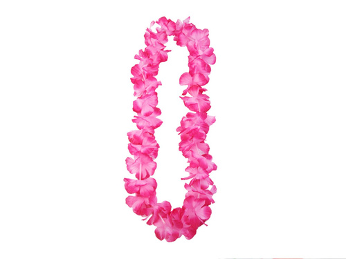 Hawaiian necklace - pink - 1 m - 1 pcs.