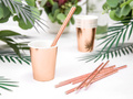 Rose-gold cups - 220 ml - 6 pcs.