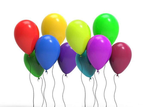 Pastel latex balloons mix colors - large - 25 pcs.