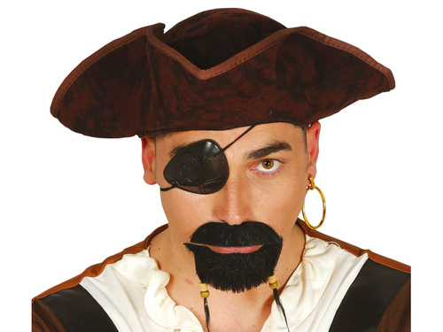 Pirate mustache and beard