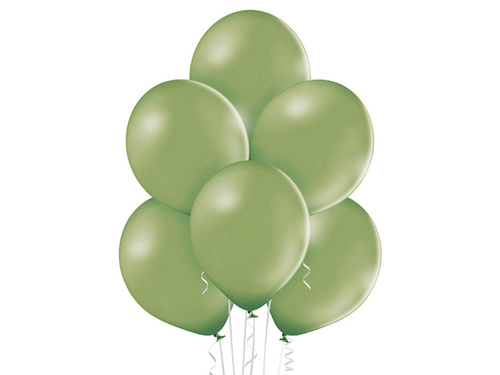 Balony lateksowe pastelowe rozmarynowe - średnie - 100 szt.