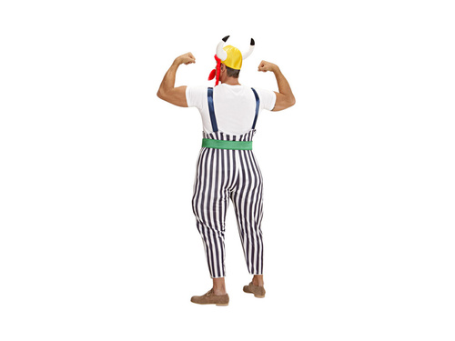 Strój Galijczyka z hełmem z warkoczami