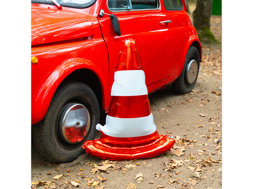 Balon foliowy stojący Pachołek Drogowy - 65x88 cm - 1 szt.