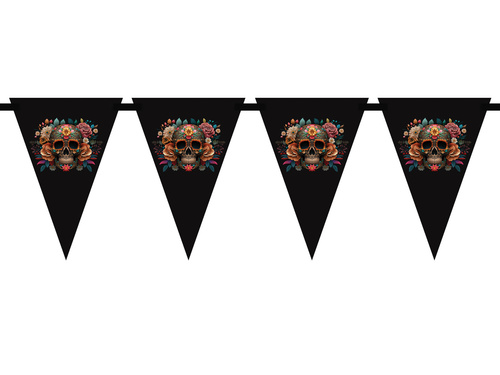 Dia de los muertos flag banner - 500 cm