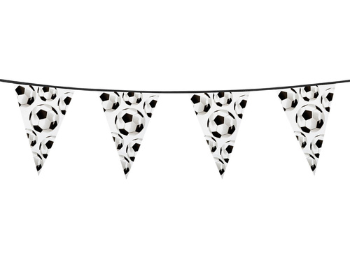Soccer Plastic Flag Banner - 600 cm - 1 pc