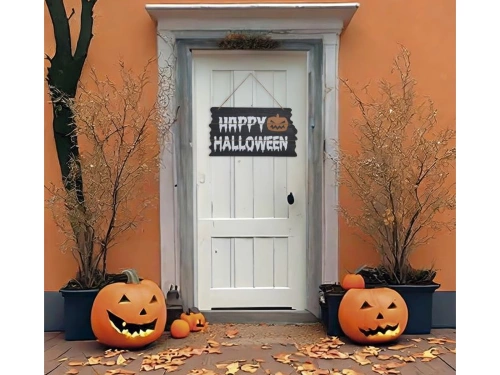 Sign Happy Halloween - 19 x 34 cm