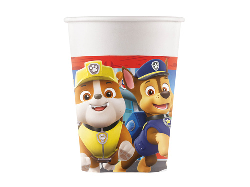 Kubeczki papierowe Psi Patrol - 200 ml - 8 szt.